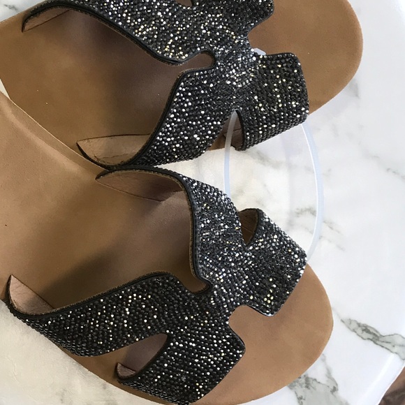 ‼️ Black Diamond H Inspired Fashion Sandals - Picture 6 of 7